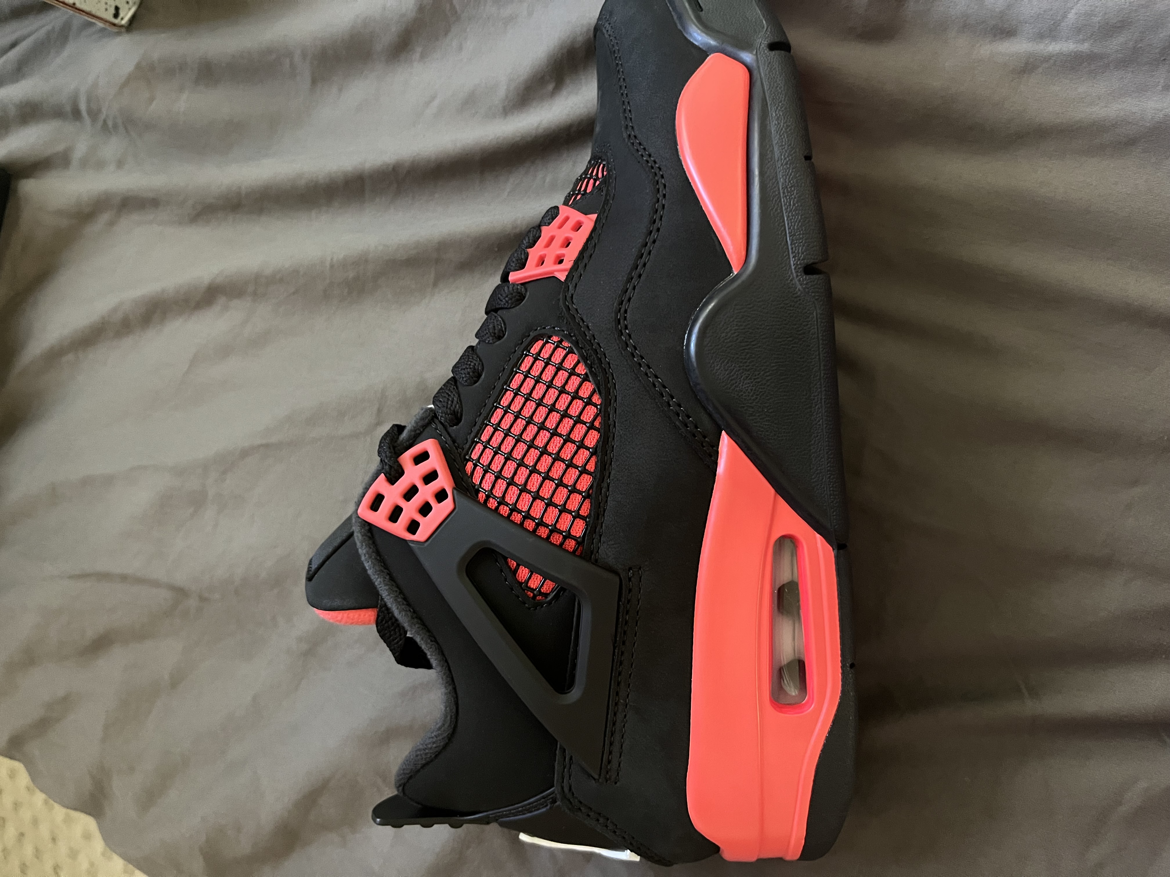 PK God Batch Air Jordan 4 Red Thunder CT8527-016 review Michael 02