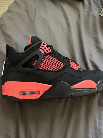 PK God Batch Air Jordan 4 Red Thunder CT8527-016 review Michael 01