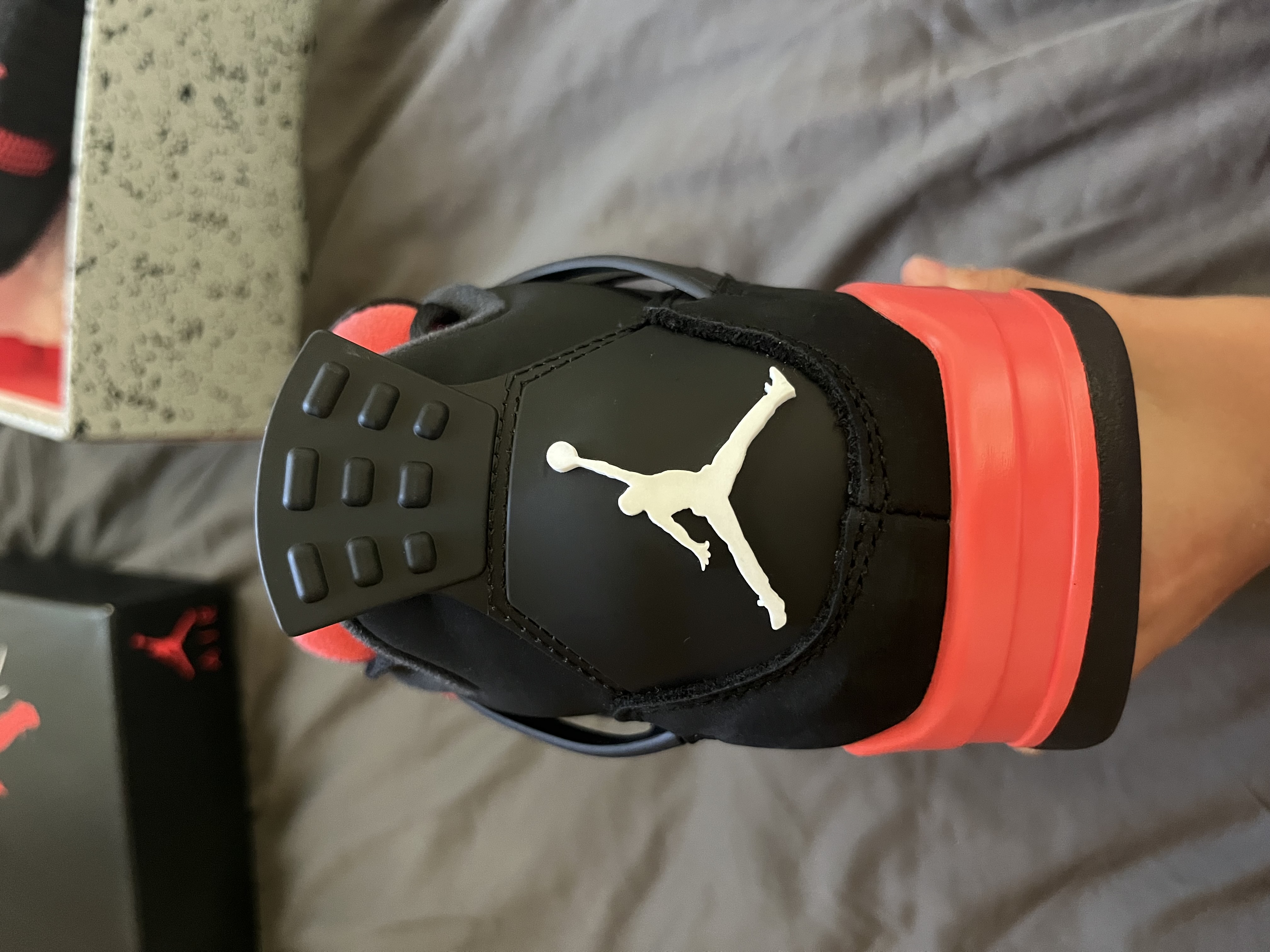 PK God Batch Air Jordan 4 Red Thunder CT8527-016 review Michael 03