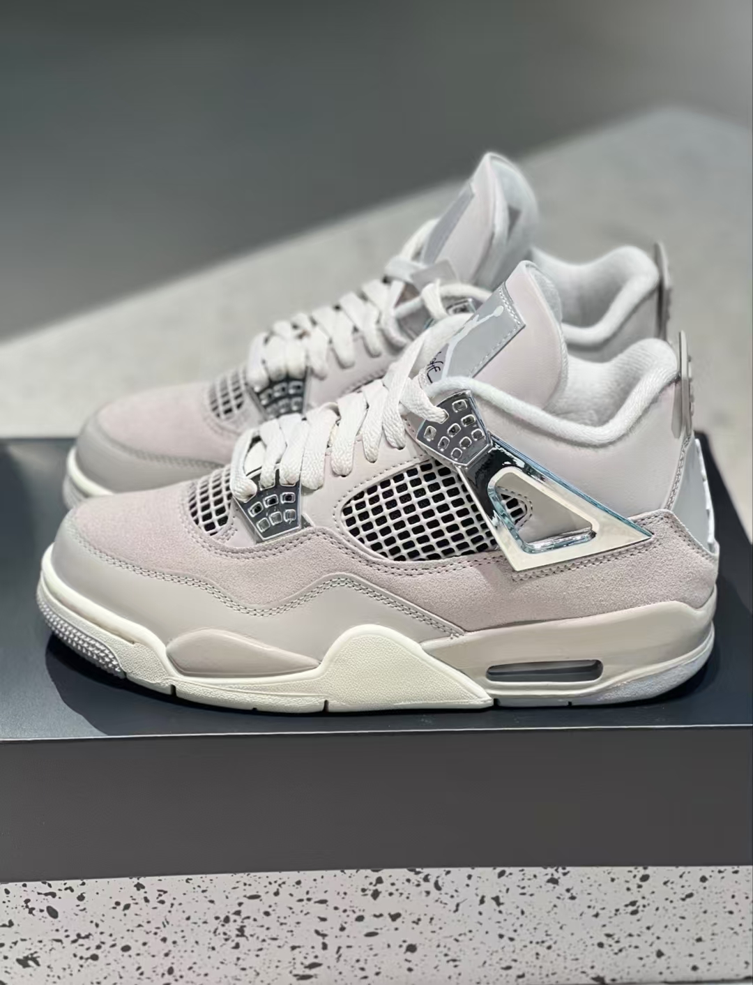 PK God Batch Air Jordan 4 WMNS Frozen Moments AQ9129-001 review K*** 00