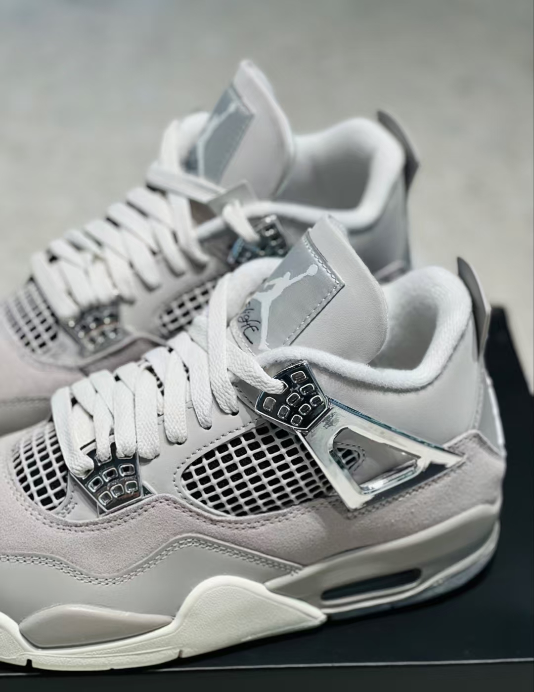 PK God Batch Air Jordan 4 WMNS Frozen Moments AQ9129-001 review K*** 02