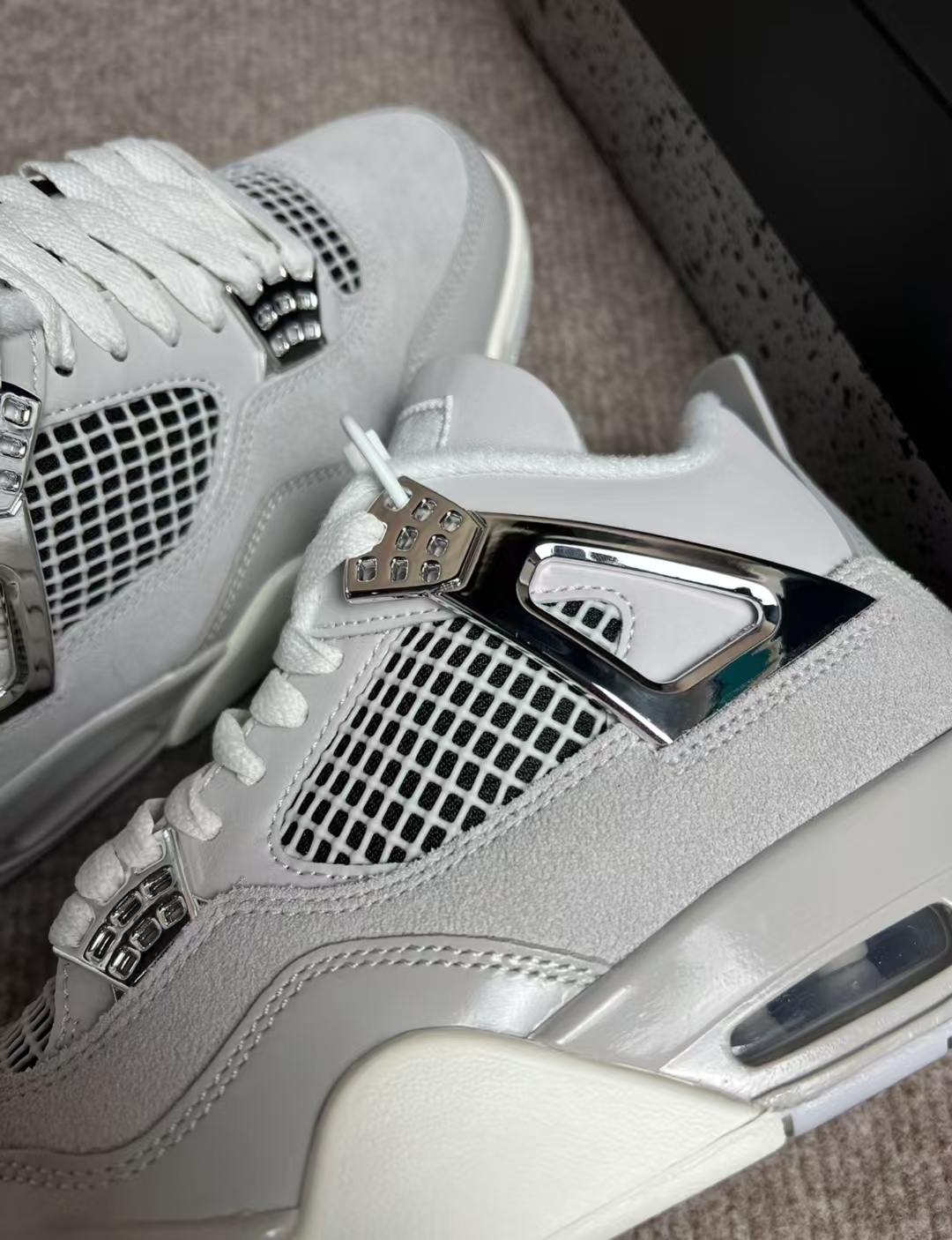 PK God Batch Air Jordan 4 WMNS Frozen Moments AQ9129-001 review D*** 01