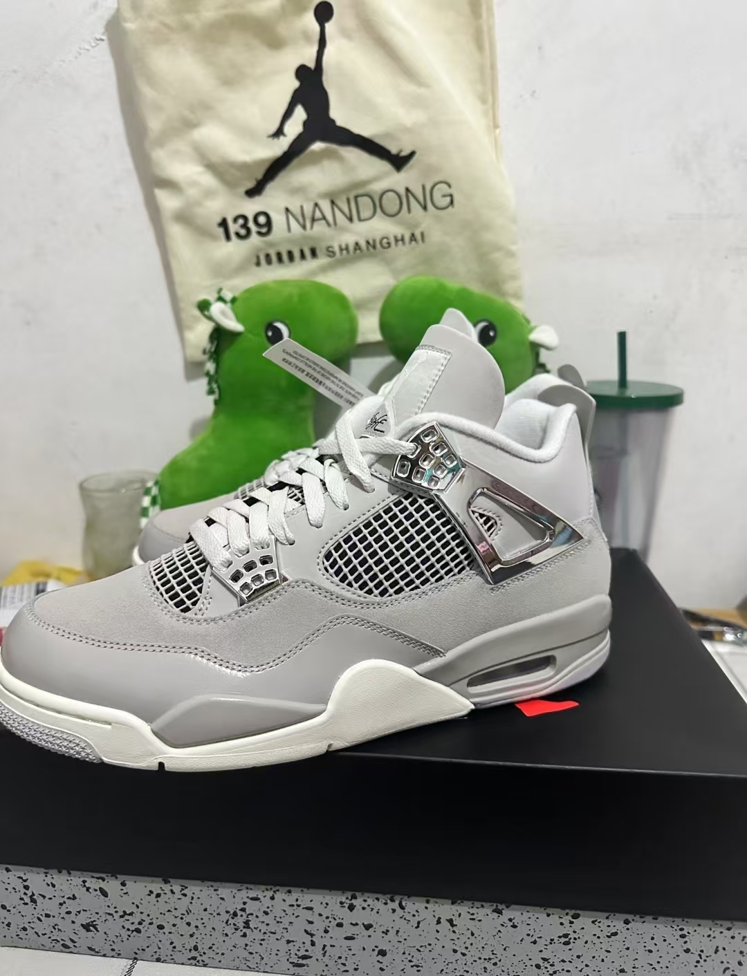 PK God Batch Air Jordan 4 WMNS Frozen Moments AQ9129-001 review D*** 01