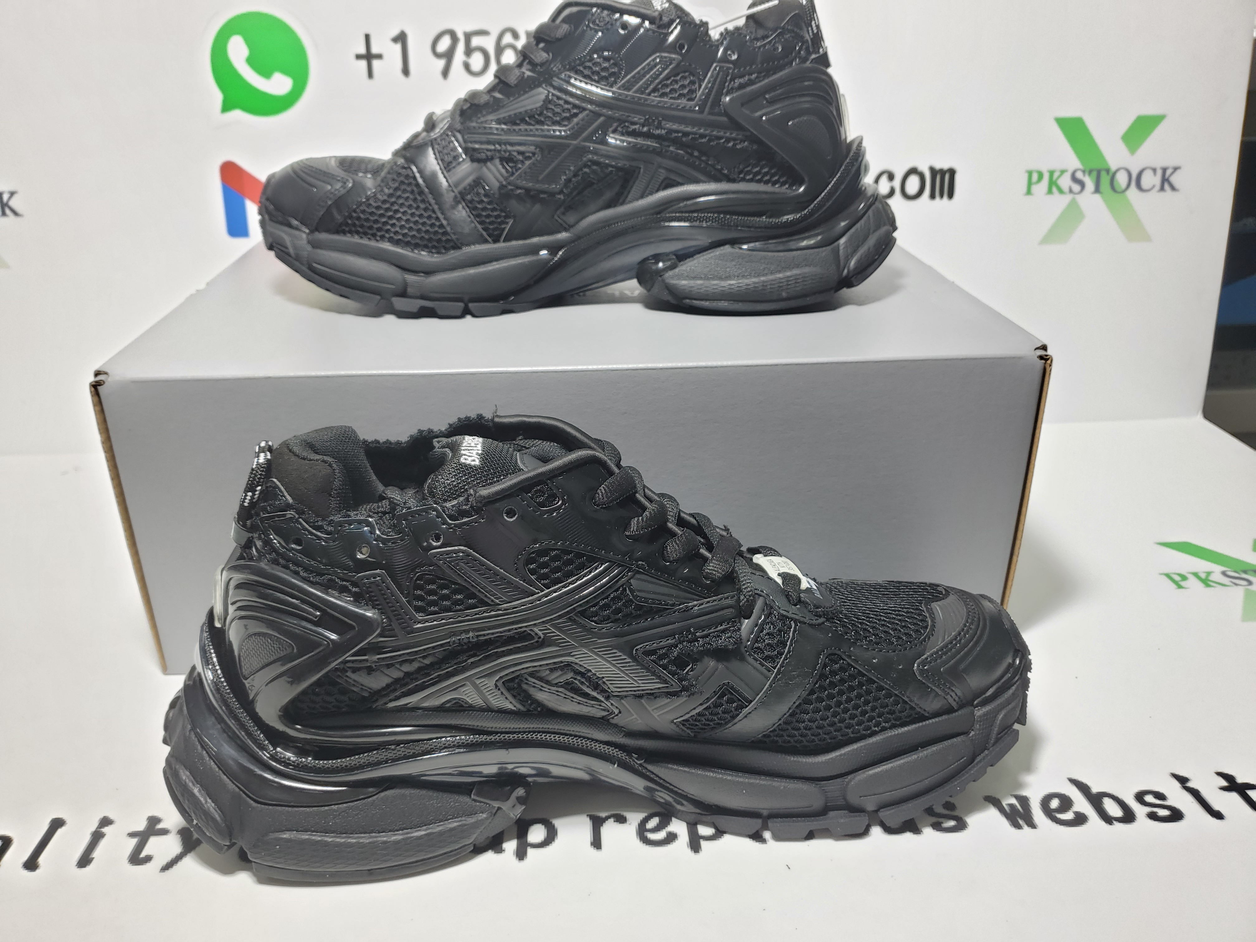 PK God Batch Balenciaga Runner Black review E*** 02
