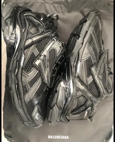 PK God Batch Balenciaga Runner Black review B***