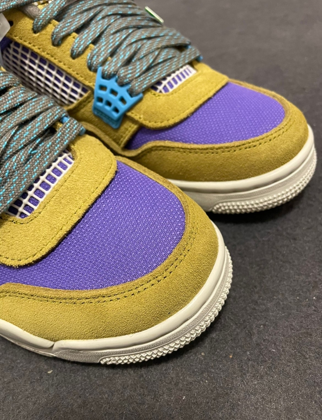 PK God Batch Air Jordan 4 Retro SP 30th Anniversary Union Desert Moss DJ5718-300 review G*** 02