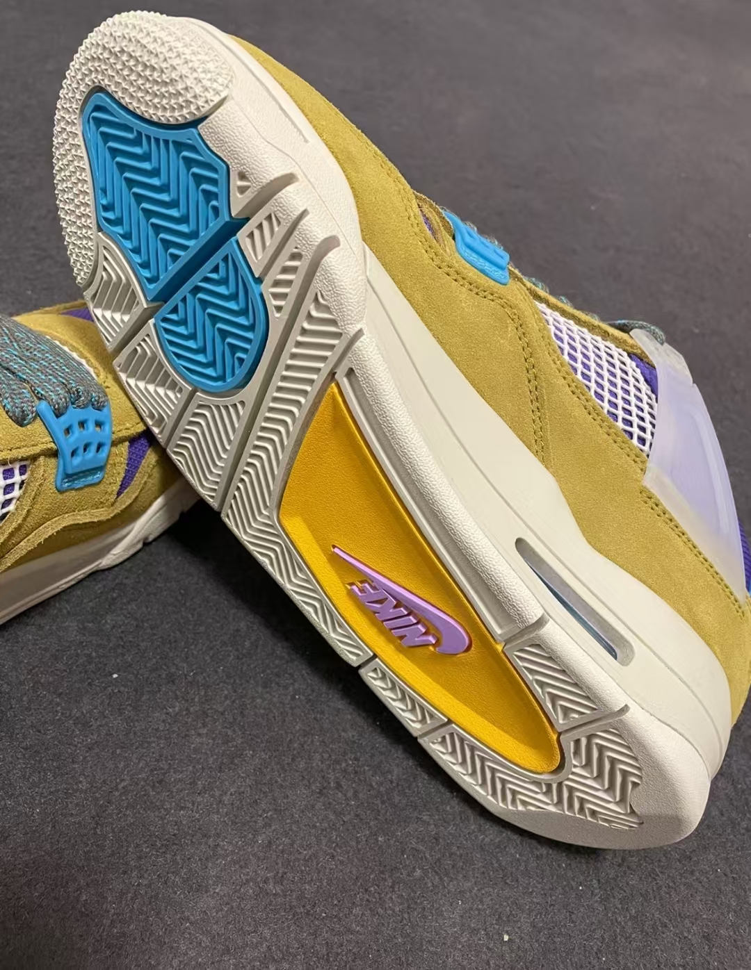 PK God Batch Air Jordan 4 Retro SP 30th Anniversary Union Desert Moss DJ5718-300 review G*** 04