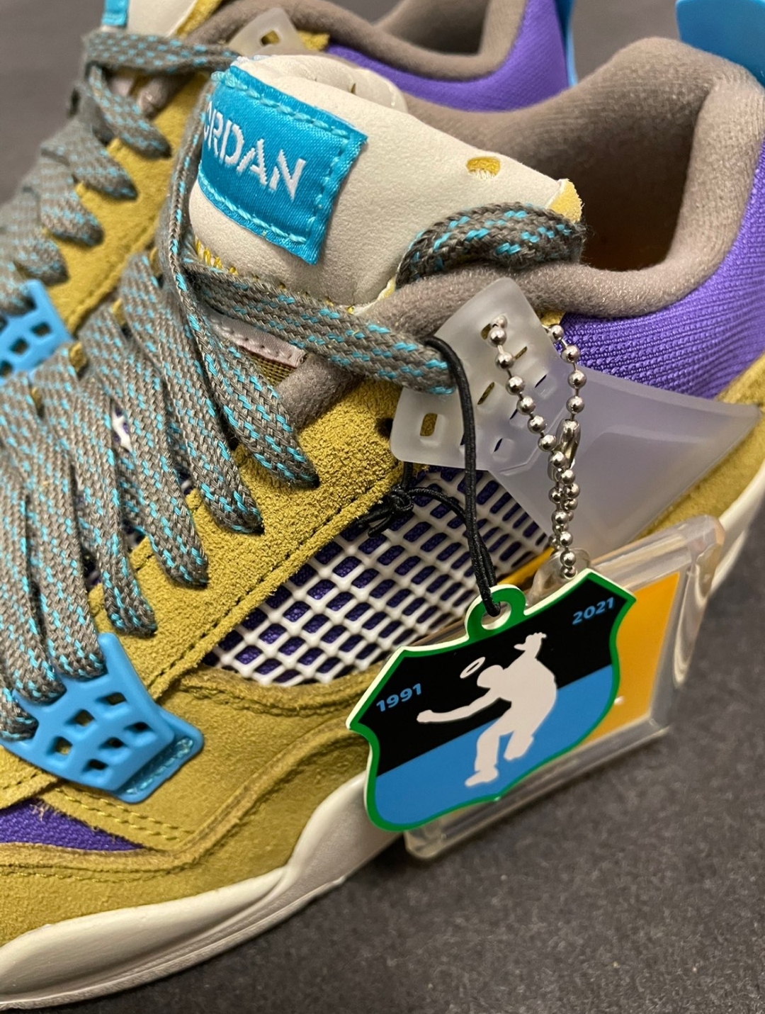 PK God Batch Air Jordan 4 Retro SP 30th Anniversary Union Desert Moss DJ5718-300 review G*** 01