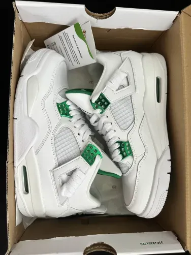 PK God Batch Air Jordan 4 Retro Metallic Green CT8527-113 review K*** 00