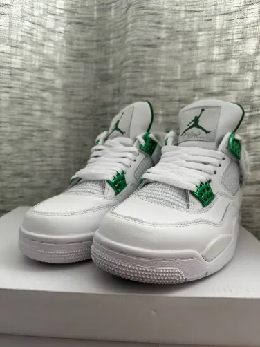 PK God Batch Air Jordan 4 Retro Metallic Green CT8527-113 review K*** 01