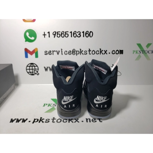 PK God Batch Air Jordan 5 Retro Black Metallic (2016) 845035-003 review 