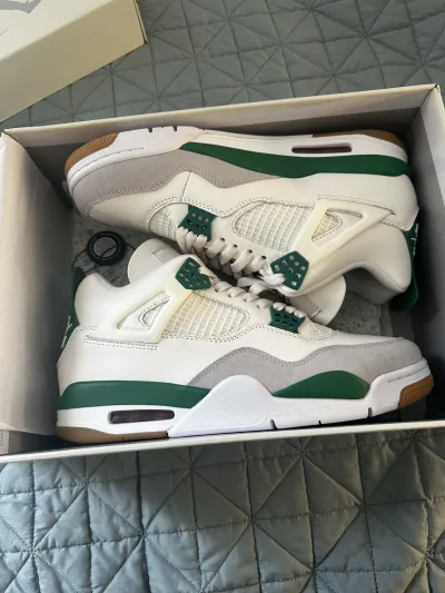 PK God Batch Air Jordan 4 SB Pine Green DR5415-103 review Julian C. 00