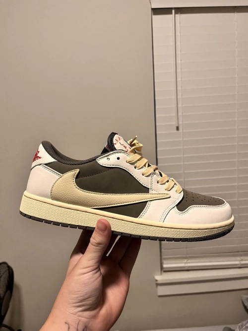 【Flash Sale】Air Jordan 1 Retro Low OG SP Travis Scott Reverse Mocha DM7866-162  review 