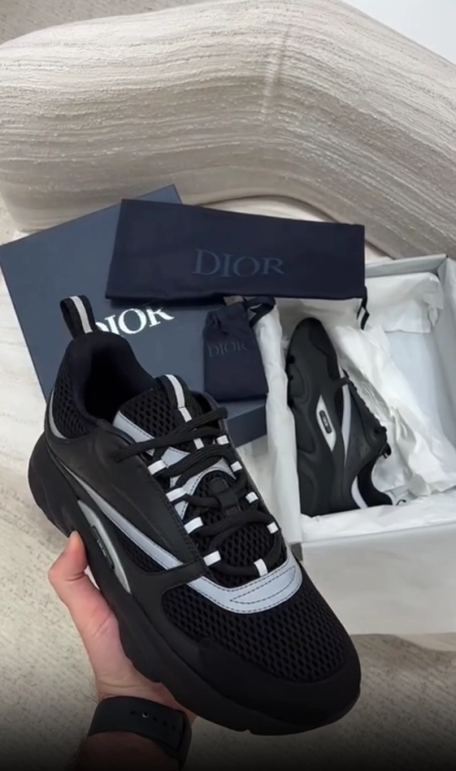 PK God Batch Dior B22 Black Silver 3SN231ZNG_H969 review 