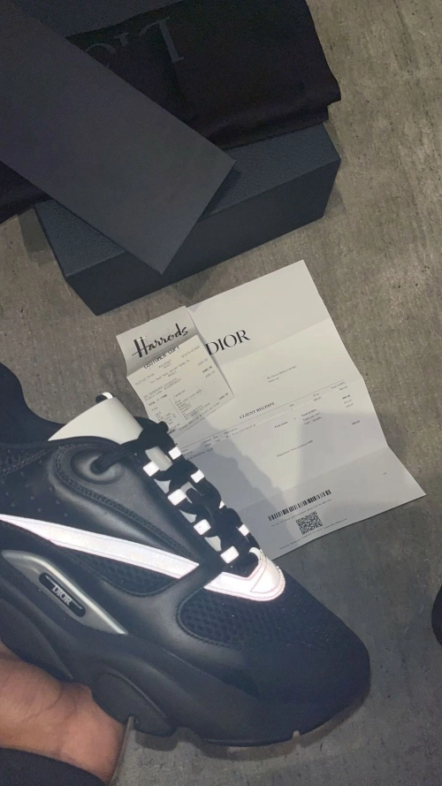 PK God Batch Dior B22 Black Silver 3SN231ZNG_H969 review 