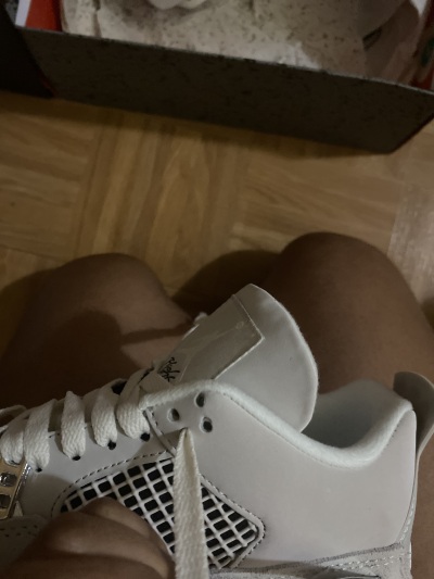 Special offer Batch Air Jordan 4 WMNS Frozen Moments AQ9129-001 review Shaniece 01