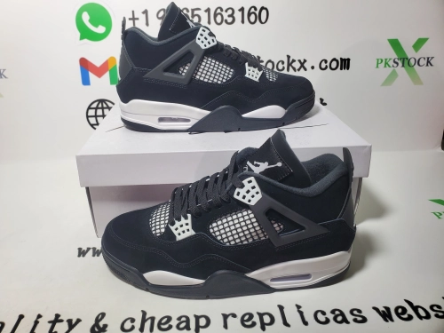 PK God Batch Air Jordan 4 White Thunder FQ8138-001 review 