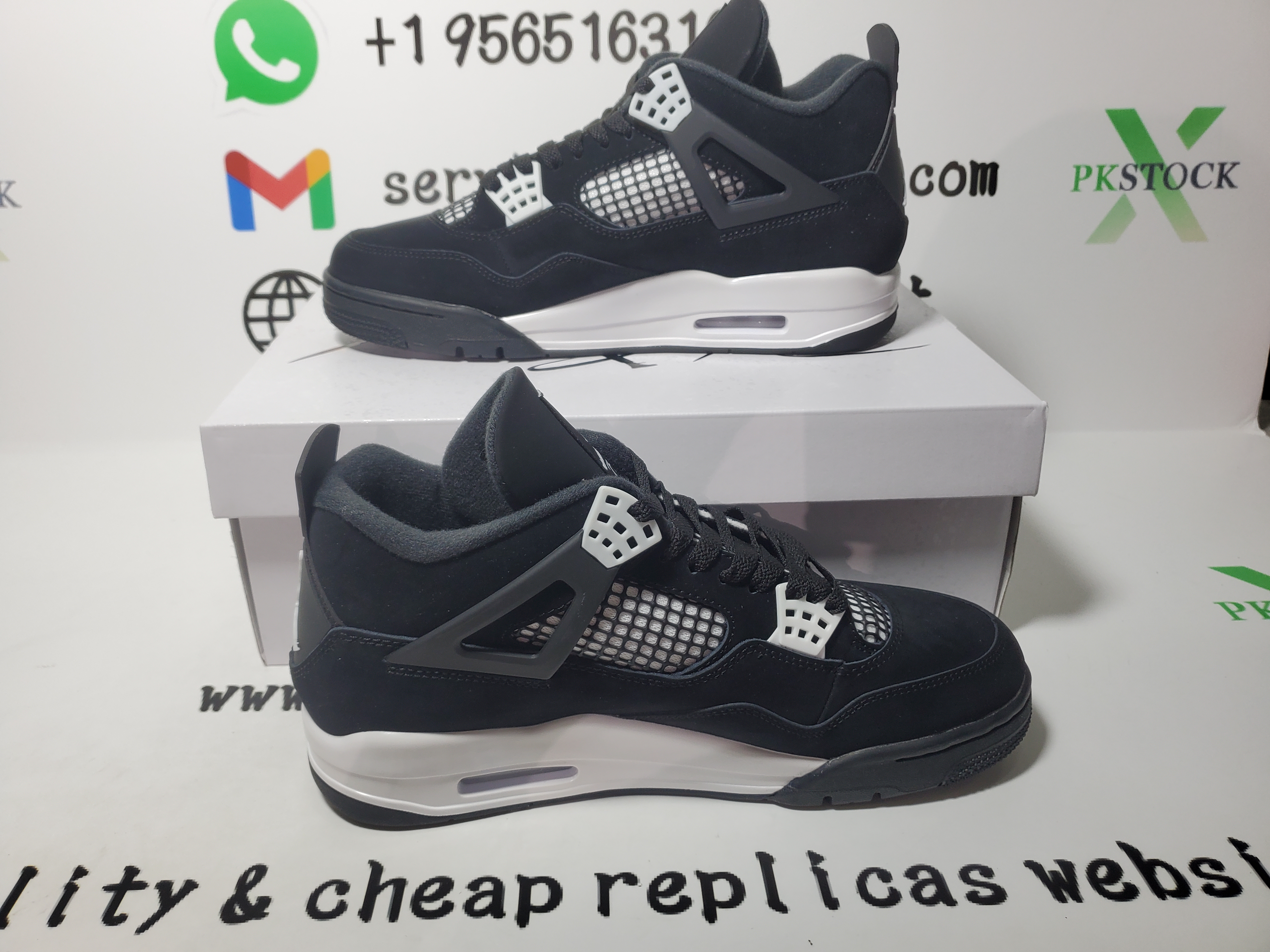 PK God Batch Air Jordan 4 White Thunder FQ8138-001 review E*** 02