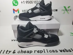 PK God Batch Air Jordan 4 White Thunder FQ8138-001 review E*** 02