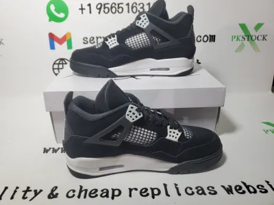 PK God Batch Air Jordan 4 White Thunder FQ8138-001 review E*** 01