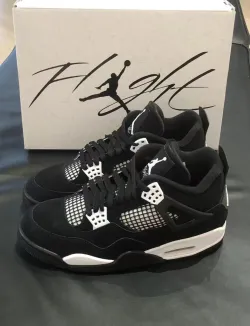 PK God Batch Air Jordan 4 White Thunder FQ8138-001 review E*** 01