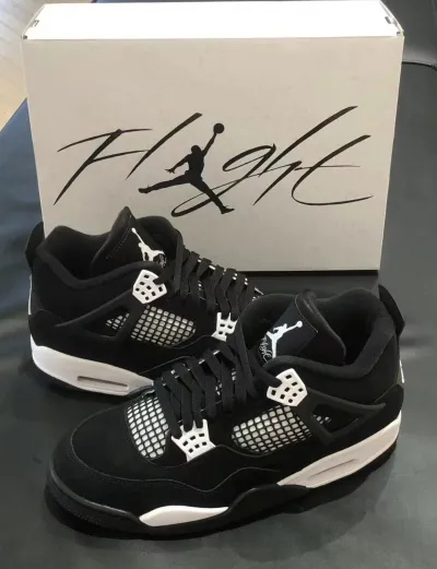 PK God Batch Air Jordan 4 White Thunder FQ8138-001 review E*** 01