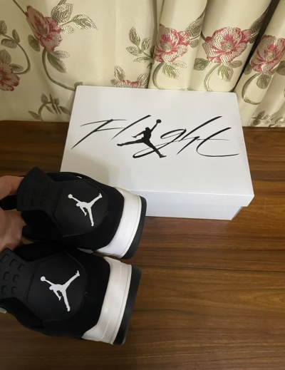 PK God Batch Air Jordan 4 White Thunder FQ8138-001 review B*** 03
