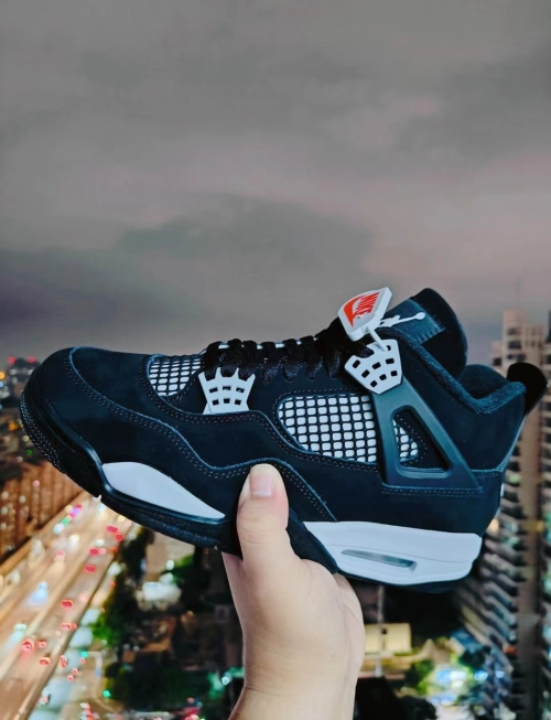 PK God Batch Air Jordan 4 White Thunder FQ8138-001 review 