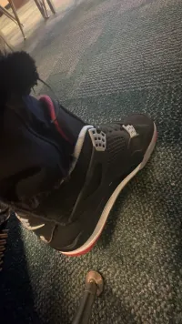 PK God Batch Air Jordan 4 Retro Bred 308497-060  review 1