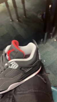 PK God Batch Air Jordan 4 Retro Bred 308497-060  review Kaylob 03
