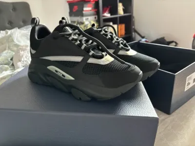 PK God Batch Dior B22 Black Silver 3SN231ZNG_H969 review B*** 01