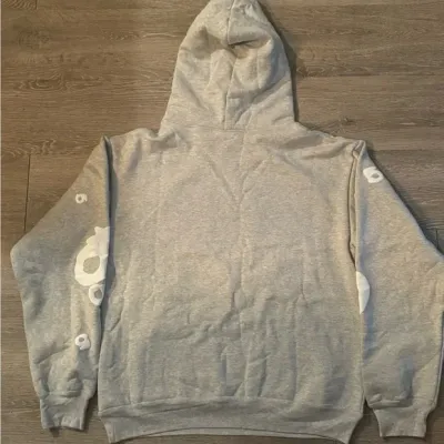 Sp5der Beluga Hoodie Heather Grey review G*** 01