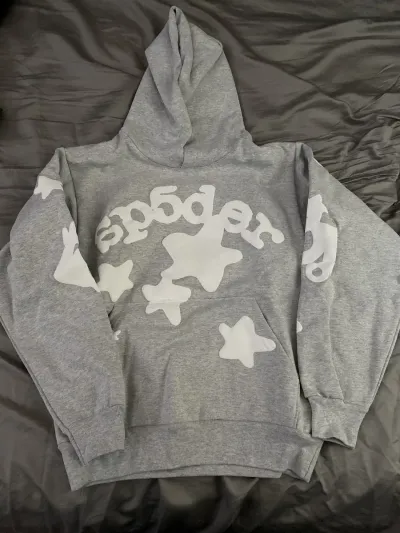 Sp5der Beluga Hoodie Heather Grey review J*** 00