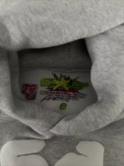 Sp5der Beluga Hoodie Heather Grey review J*** 05