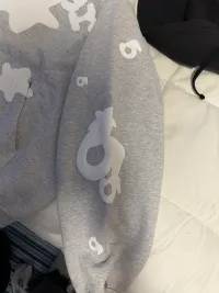 Sp5der Beluga Hoodie Heather Grey review 2