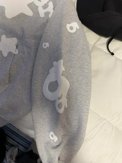 Sp5der Beluga Hoodie Heather Grey review G*** 02