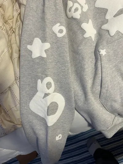 Sp5der Beluga Hoodie Heather Grey review G*** 01