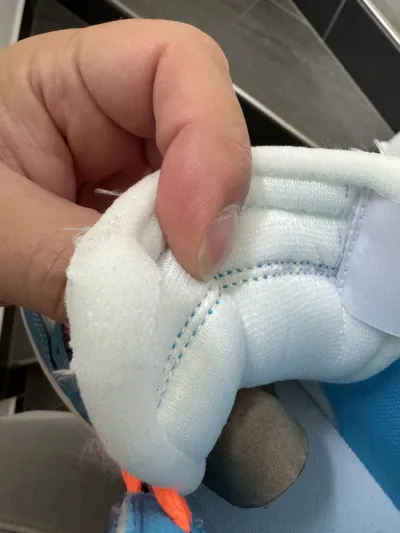 PK God Batch Air Jordan 1 Retro High Off-White University Blue AQ0818-148 review Hubergames 01