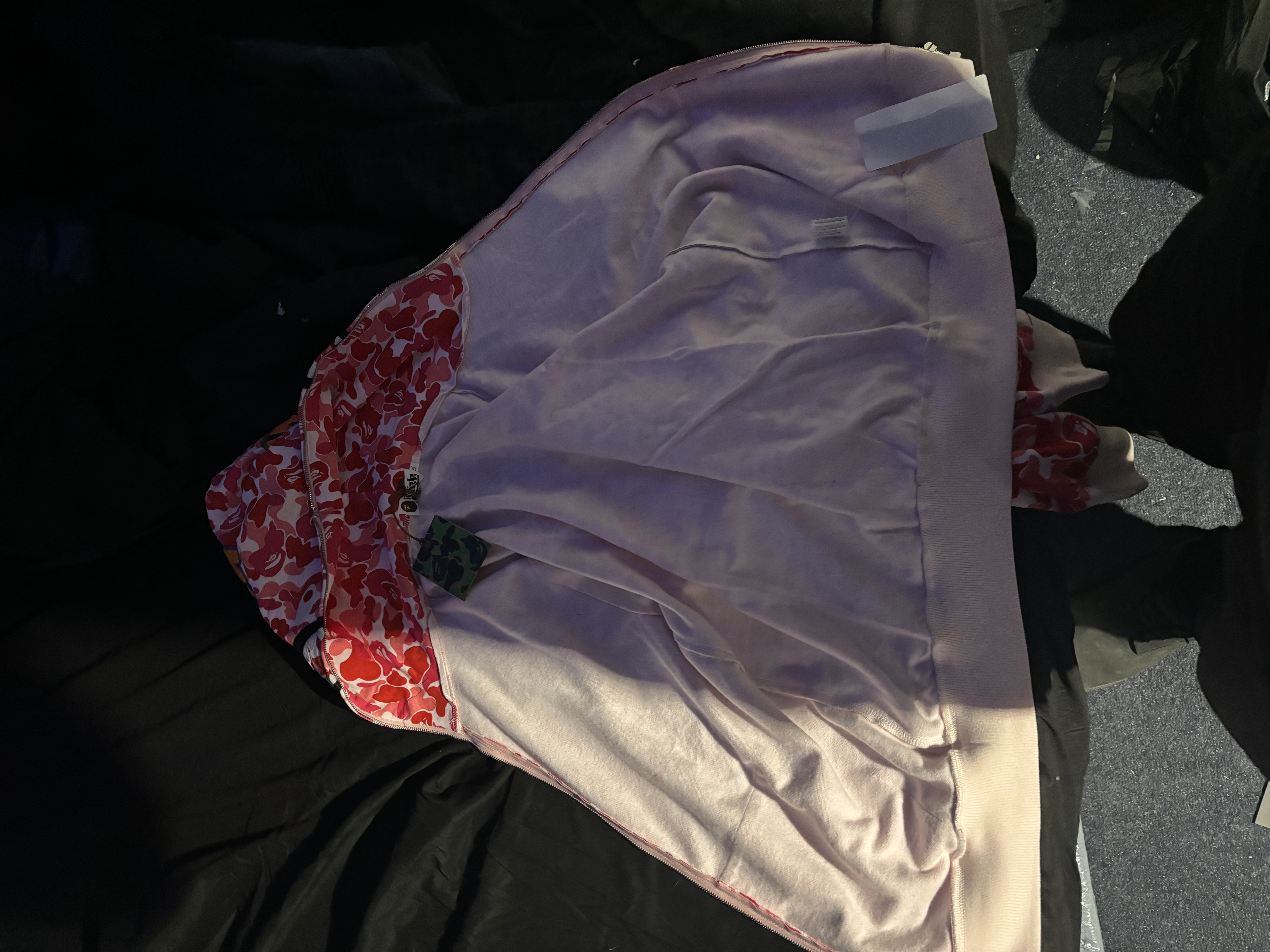 BAPE ABC Camo Shark Full Zip Hoodie Pink review Gerko 00