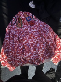 BAPE ABC Camo Shark Full Zip Hoodie Pink review 2