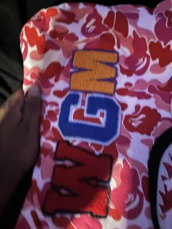 BAPE ABC Camo Shark Full Zip Hoodie Pink review Gerko 05