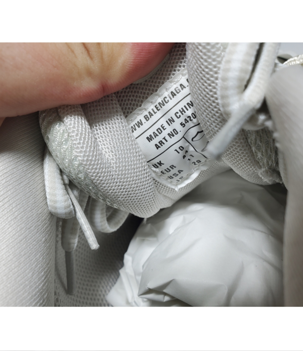 Balenciaga Tess S.White (LED) 542436 W1GB7 6509 review zizle 02