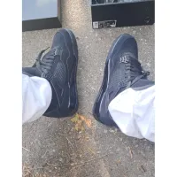 PK God Batch Air Jordan 4 Black Cat CU1110-010 review 2