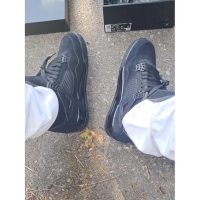 PK God Batch Air Jordan 4 Black Cat CU1110-010 review Lil T 02
