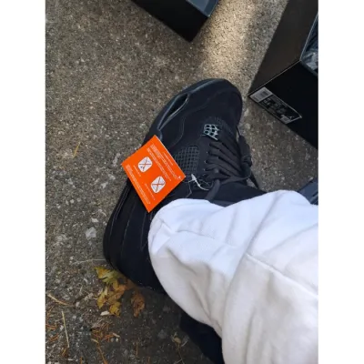 PK God Batch Air Jordan 4 Black Cat CU1110-010 review Lil T 03