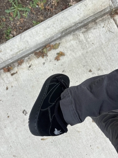 PK God Batch Air Jordan 1 Retro Low OG SP Travis Scott Black Phantom DM7866-001 review 