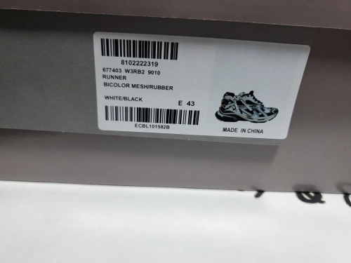 PK God Batch Balenciaga Runner Black White review 