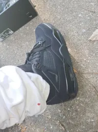 PK God Batch Air Jordan 4 Black Cat CU1110-010 review 2