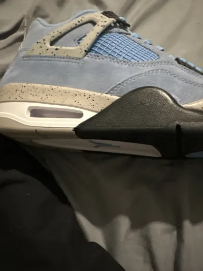 PK God Batch Air Jordan 4 Retro University Blue CT8527-400 review Kaylob Hudson 02