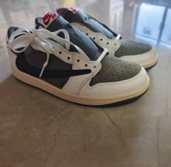 PK God Batch Air Jordan 1 Retro Low OG SP Travis Scott Medium Olive DM7866-200 review D*** 03